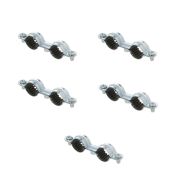 5 colliers isophonique double M7 x 150 pour tube Ø22 - Arcanaute