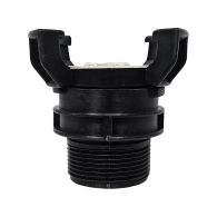 Raccord symétrique Guillemin à verrou DN40 PP - Mâle 1