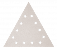 Paquet de 12 abrasifs triangle argent perforés SILVERFLEX - grain 120 - pour Giraffe - Flex