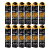 Lot de 12 Bombes à tracer chantiers TP Fluo S MARK - Orange 500ml