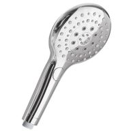 Douchette ABS  anticalcaire ronde 3 jets Ø129 mm chromée - Somatherm