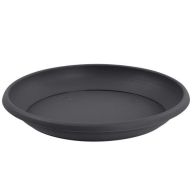 Soucoupe Ø34 cm pour pot de fleur Marina Ø40 cm - Gris anthracite