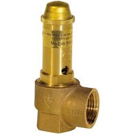Soupape de sécurité sanitaire bronze - 10 bar - Femelle 1