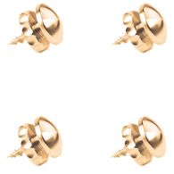 Lot de 4 Supports miroirs réglables Laiton - L'Attachante