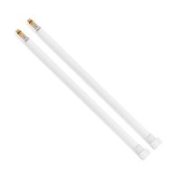 2 Flexibles sanitaires BLANC POLYMÈRE Øintér.8mm - Femelle 3/8