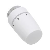 Tête thermostatique design blanc M30x1,5 à élément cire - Conecterm