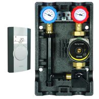 Groupe hydraulique MODULFIT mélangé et régulé avec circulateur et régulation RA20 - DN25 - Thermador
