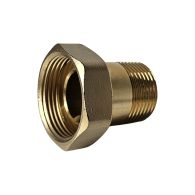 Raccord laiton 2 pièces à porter plate femelle écrou libre 1-1/4