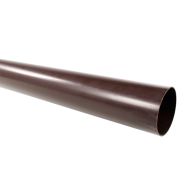 Tube de descente gouttière 25 - Ø80 marron 4 m - First Plast