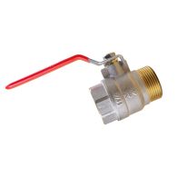 Vanne à sphère PN25 Passage Intégral ACS Poignée rouge MF 1