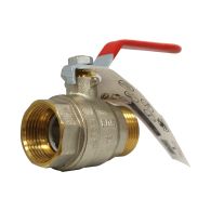 Vanne à sphère PN30 Passage Intégral ACS Poignée rouge M/F 1