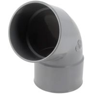 Coude PVC évacuation Ø100 Femelle Femelle 67°30 - Nicoll