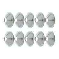 10 rosaces coniques zinguées Ø38 - hauteur 19 mm - Arcanaute