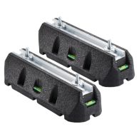 Lot de 2 supports de sol anti-vibrations RUBBER 