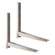 Jeu support appareil air conditionné (soudé) Inox AISI 304 - 500 x 500 mm ép.1,5mm - Arcanaute