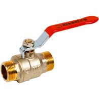 Vanne à sphère PN20 Passage Intégral ACS Poignée rouge M/M 1