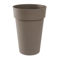 Vase mi-haut Toscane POP Ø45 x 65 cm rond - 67 litres - taupe - EDA