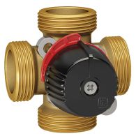 Vanne mélangeuse laiton 4 voies THERMOMIX Kvs 10 - mâle 1