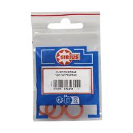 Sachet de 8 joints caoutchouc EPDM pour détendeur de gaz raccord 20x150 (12x17x2mm) Watts