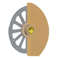 Applique robinet de jardin sous enduit APLIC'ENDUIT multicouche Ø16x2 - Sable - ANQUIER