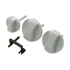 Kit de 3 Boutons gris Chaudière Sol Gaz 114288 - Vaillant