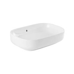 Vasque à poser SANIBOLD 60x40cm Sans percement - Blanc - Sanindusa