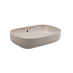 Vasque à poser SANIBOLD 60x40cm Sans percement - Taupe mat - Sanindusa