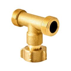 Té d'accouplement gaz NF écrou Bouteille - Mâle 20x150 / Mâle Bouteille