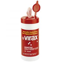 Pot 70 Lingettes nettoyantes pour mains Virax