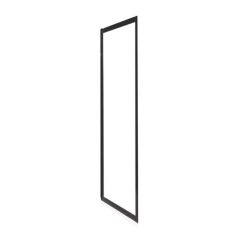 Retour fixe CONCEPT'O - L 90 x195 cm - profilés noirs - ELMER By Ayor