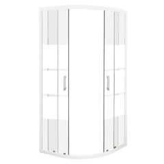 Paroi accès d'angle 1/4 de cercle AUMEA - L 90 x H 185 cm - ONDEE By Ayor