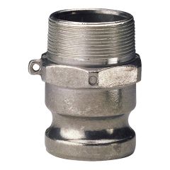 Raccord rapide à cames aluminium adaptateur mâle F - 1''1/4 (33/42)