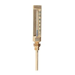 Thermomètre droit - 0 à 120 °C - Longueur plongeur 63 mm - Watts