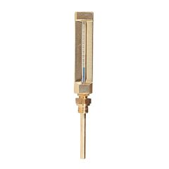 Thermomètre droit - -30 à +50 °C - Longueur plongeur 100 mm - Watts