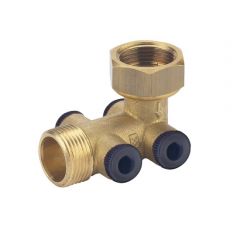 Clapet antipollution NF coudé - Femelle 3/4" (20/27) - Mâle 3/4" (20/27) - Watts