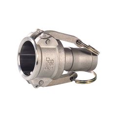 Raccord rapide à cames inox coupleur cannelé C - 1/2'' (15/21)