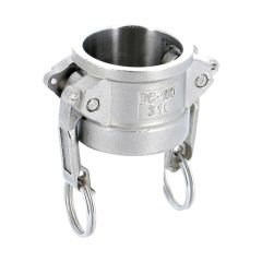 Raccord rapide à cames inox bouchon coupleur DC - 1'' (26/34)