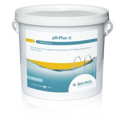 pH-Plus - Augmente le pH piscine - Boîte 5kg avec doseur - BAYROL