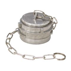 Raccord symétrique aluminium bouchon à verrou avec chaînette, DN40 - SFERACO