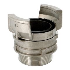 Raccord symétrique inox mâle 1"1/2 (40/49) à verrou, DN40 - SFERACO
