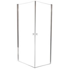 Paroi accès d'angle SELYNA transparente - L 90 x H 195 cm - ELMER By Ayor