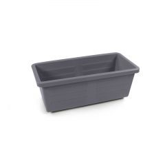 Jardinière Miami sans plateau 40 x 18,5 x 15,5cm 7L - Gris anthracite