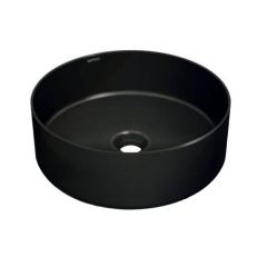 Vasque céramique à poser ronde DINAN - Noir Mat - Ø38 x H130 mm - Bathco