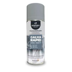 Bombe peinture galva zinc rapid mat - 400ml
