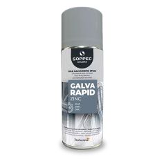 Bombe peinture galva zinc rapid brillant - 400ml