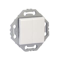 Double poussoir blanc NF - Noane - IICSEN