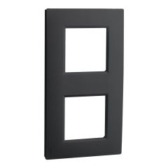 Plaque double poste anthracite - Noane - IICSEN