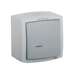 Va et vient ou interrupteur lumineux. Fonction voyant. Compatible LED IP55 NF - ONALP - IICSEN
