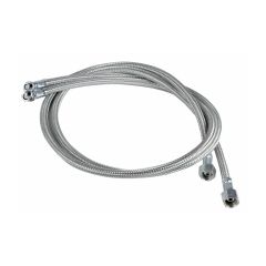 2 Flexibles fioul Femelle 3/8" x Mâle 1/4", coudé, Ø8mm, longueur 1200 mm pour chaudière FRANCO-BELGE