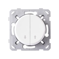 Commande de volet roulant blanc EPURE NF - Ohmtec - IICSEN